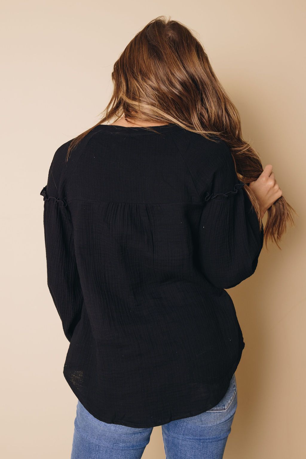 Fable Balloon Sleeve Top