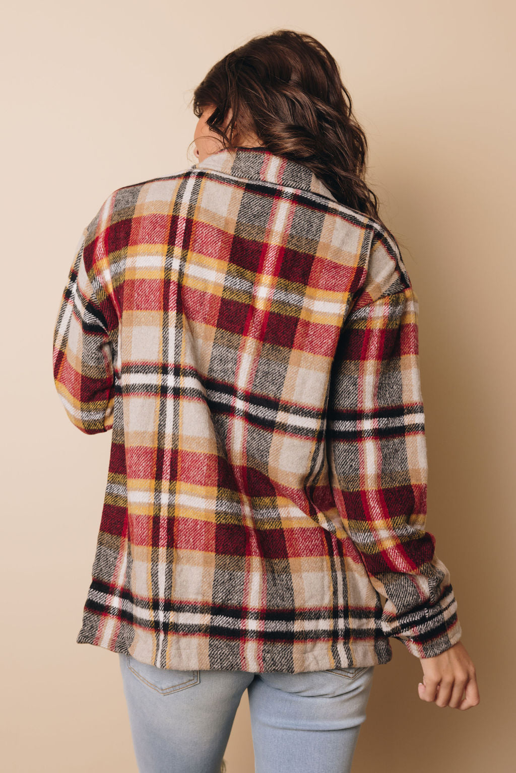 Harvey Plaid Button Up Top