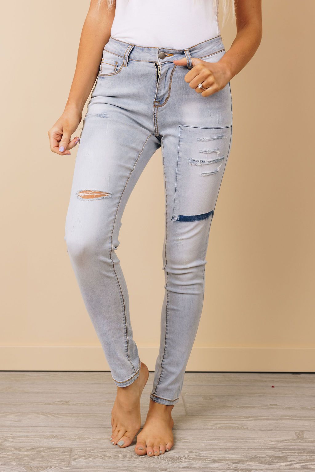 Not Your Boyfriends Ripped Boyfriend Jeans