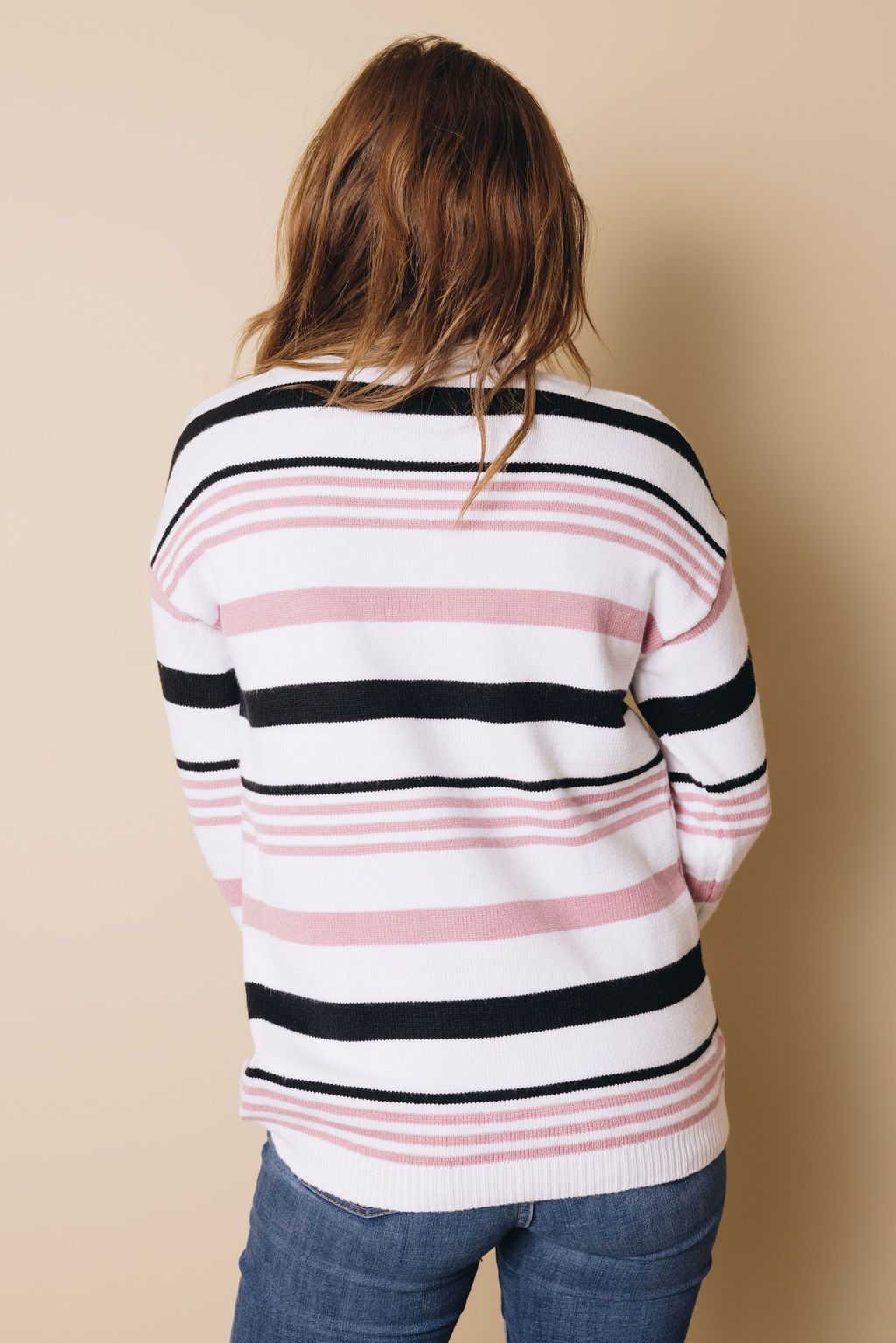 Alba Striped Sweate