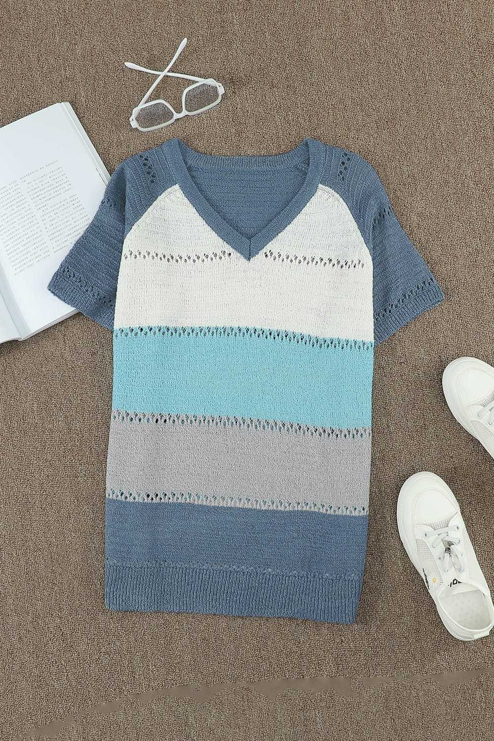 Aiden Multicolor Stripe Top