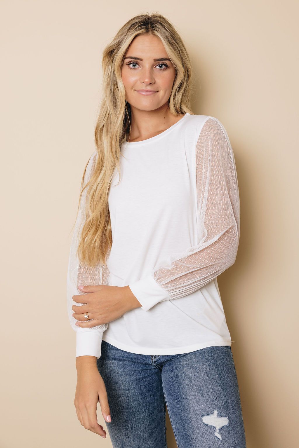 Cami Lantern Sleeve Top