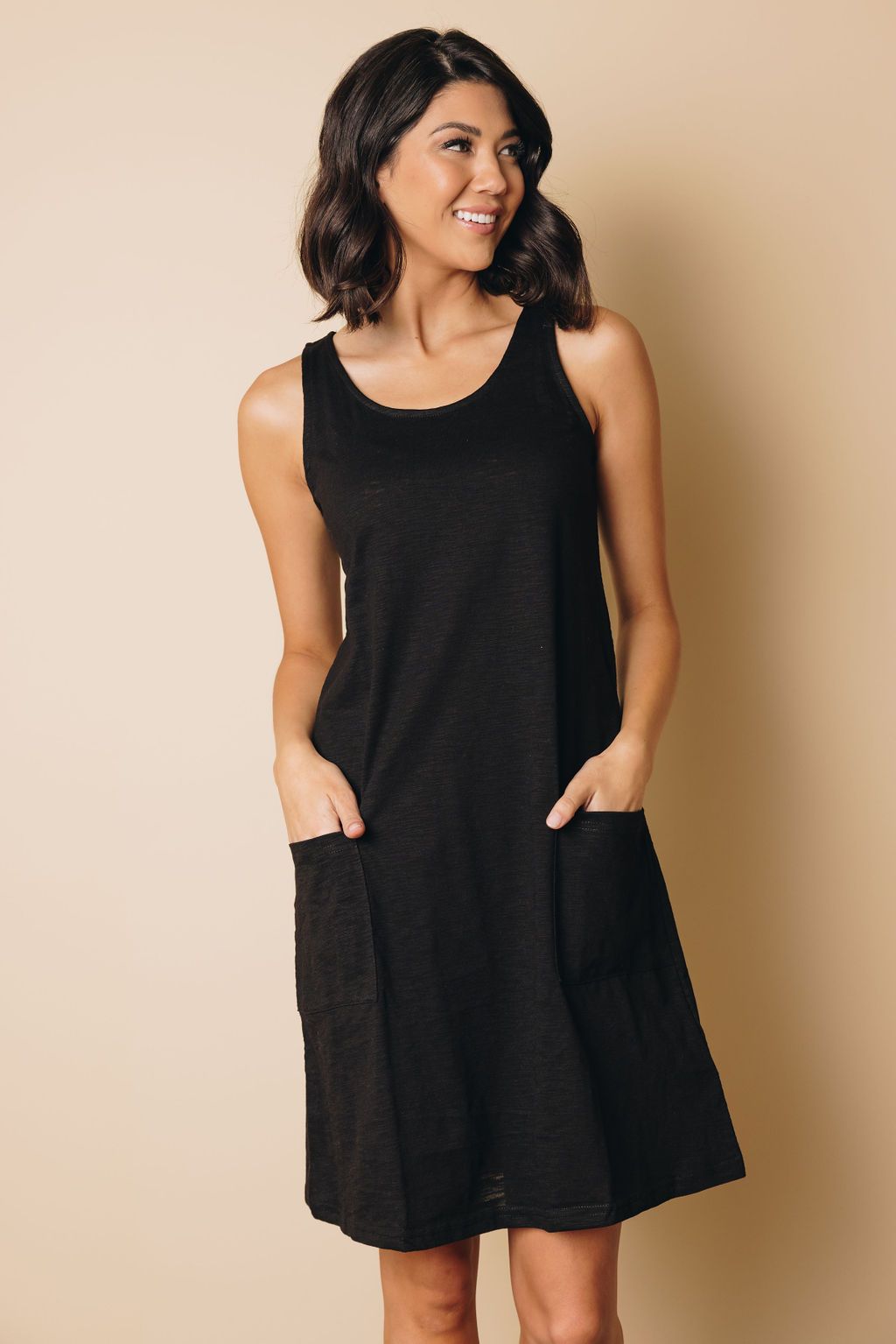 York Pocketed Mini Dress