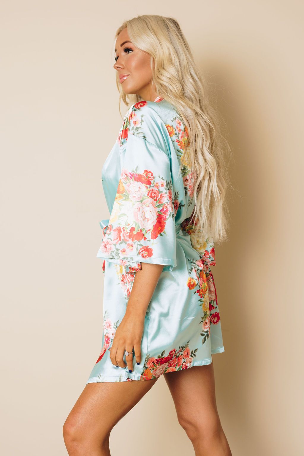 Seeley Floral Robe w/ Belt