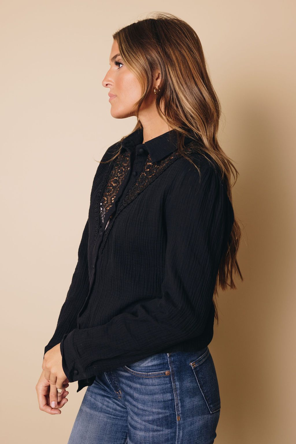 Pearson Floral Lace Shirt