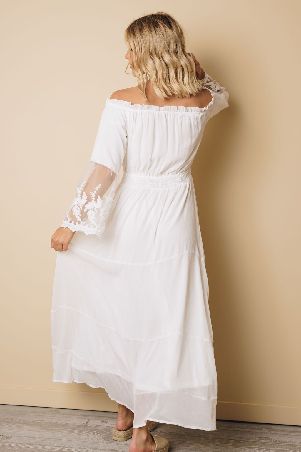 Philly Embroidered Lace Maxi Dress