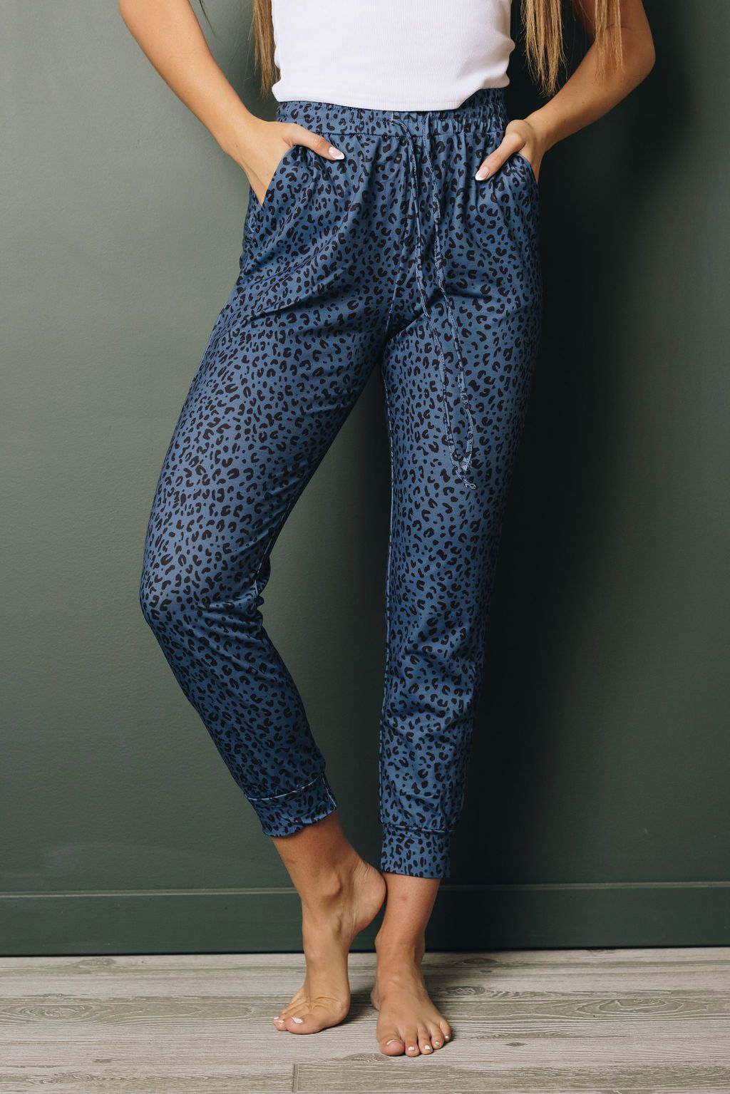 Falling Slowly Leopard Joggers