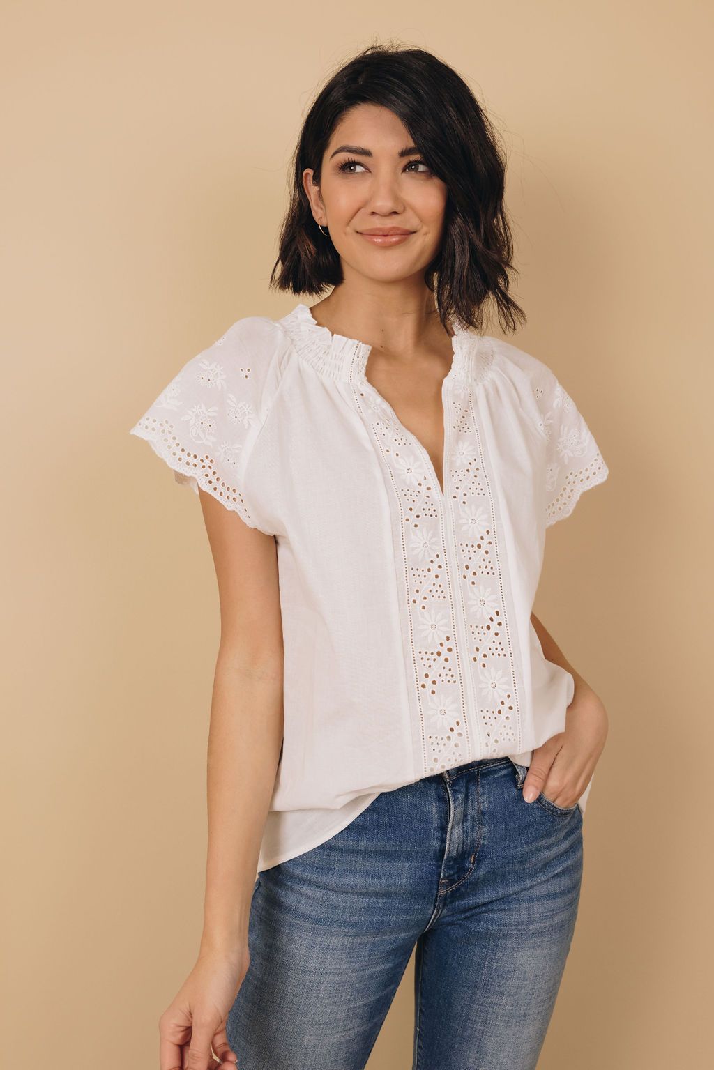 Worry Free Cap Sleeve Top