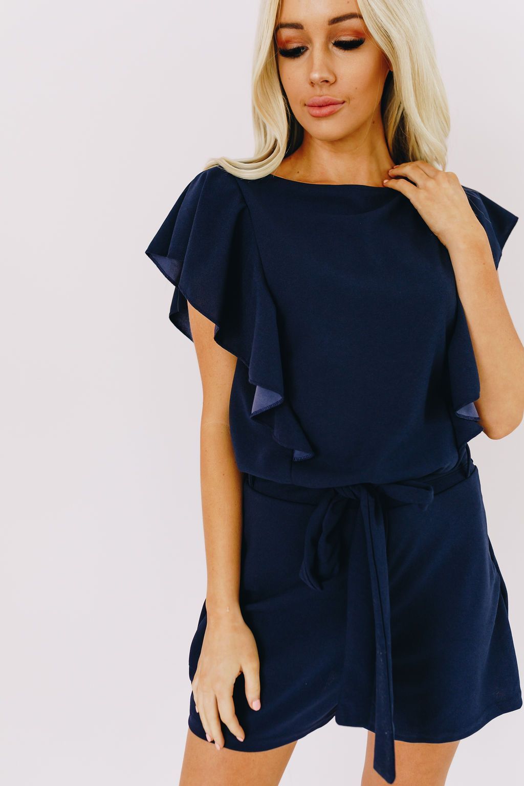 Big City Ruffle Sleeve Romper