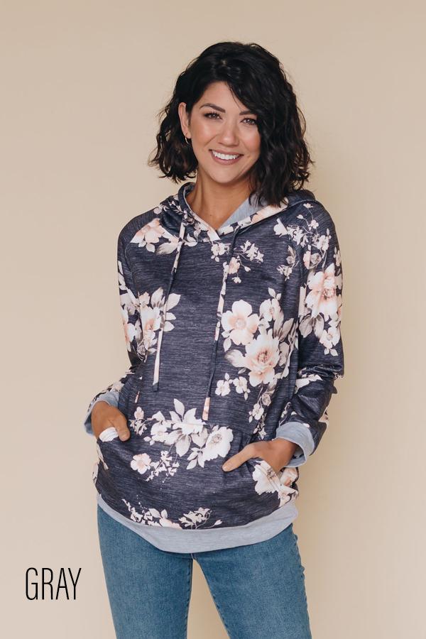 Makaylee Floral Hoodie