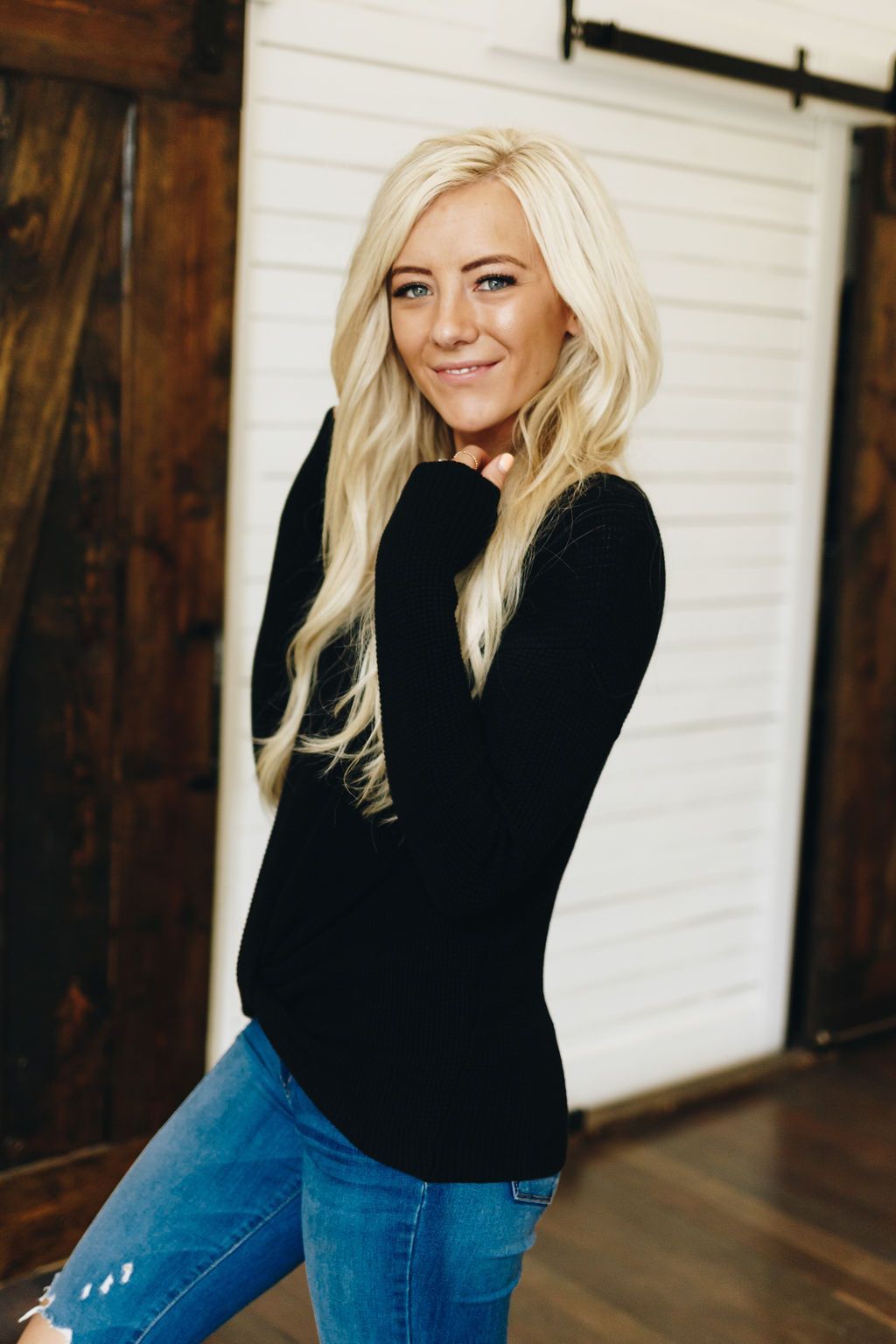 Jolee Ribbed Knit Sweater