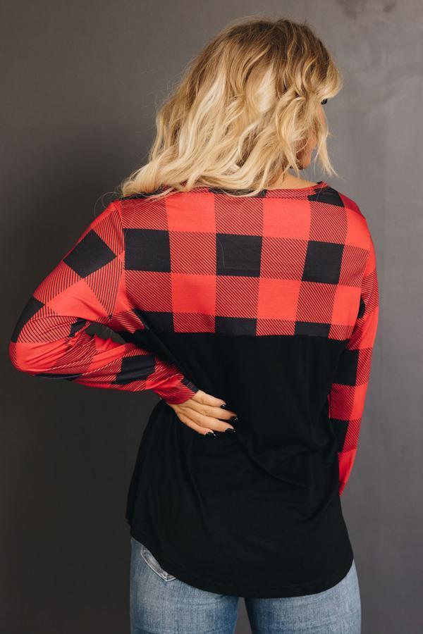 Not Your Basic Plaid Long Sleeve