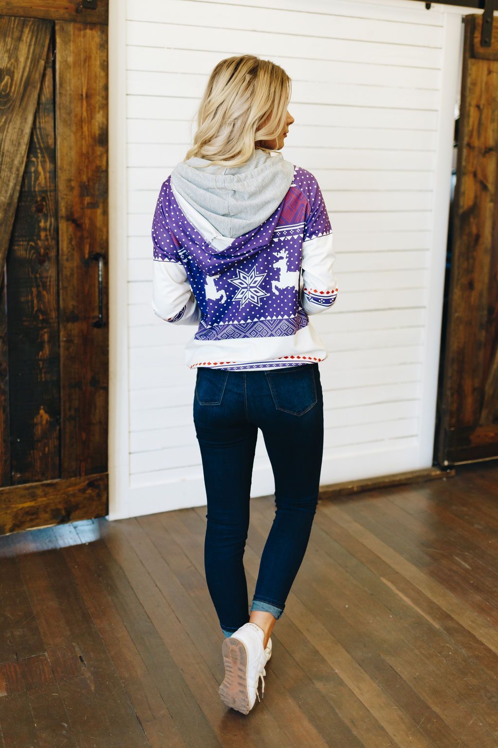 Sleigh Ride Double Hooded Sweater