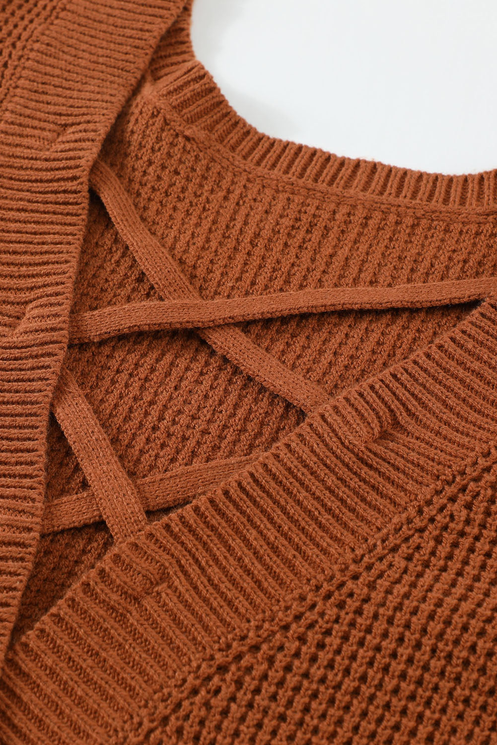 Its Knit to Be Cross Back Sweater