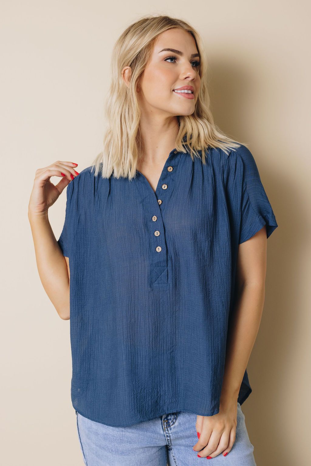 Darcy Short Sleeve Blouse