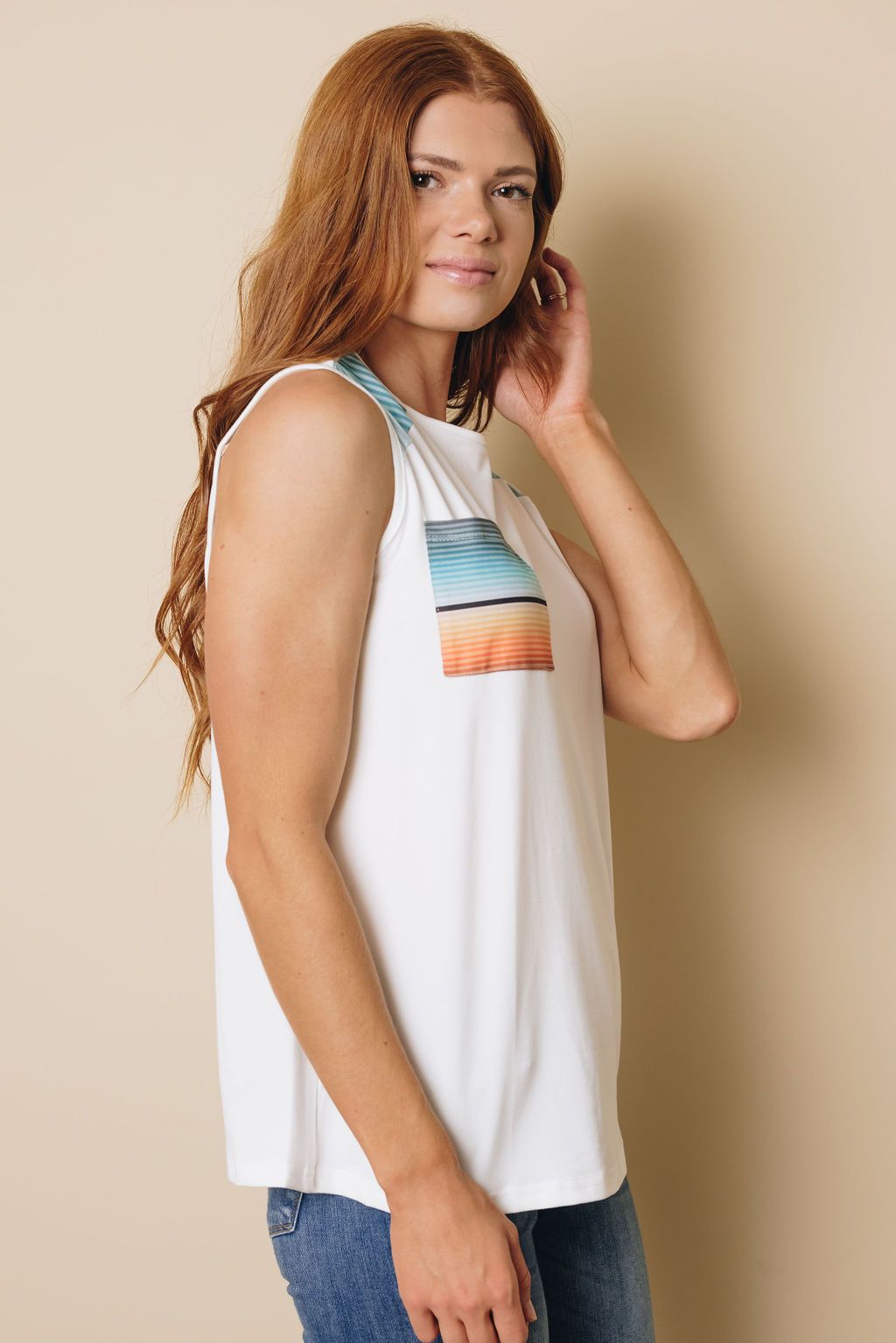 Juli Aztec Pocket Top