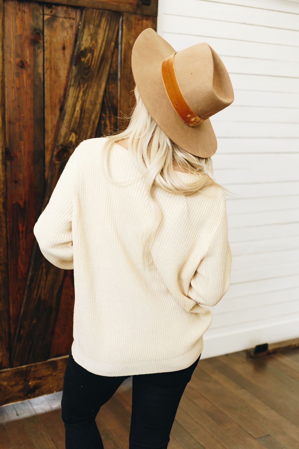 Never Really Over Lace Ribbed Sweater