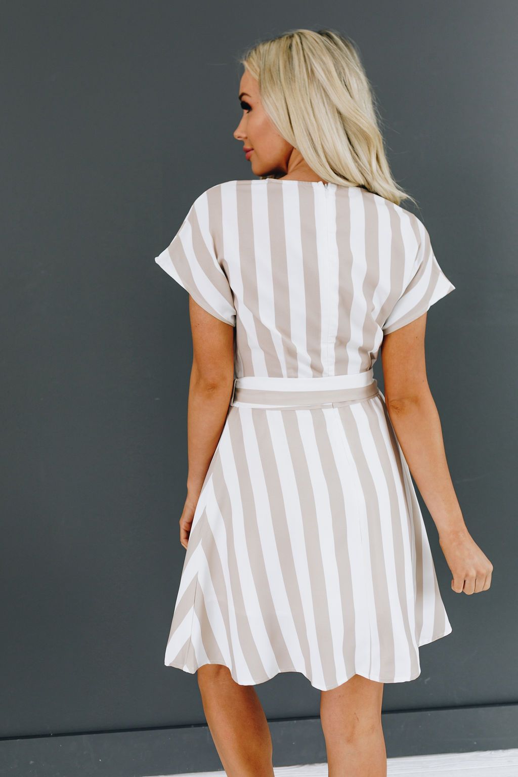 Sweet On Stripes Tie Dress