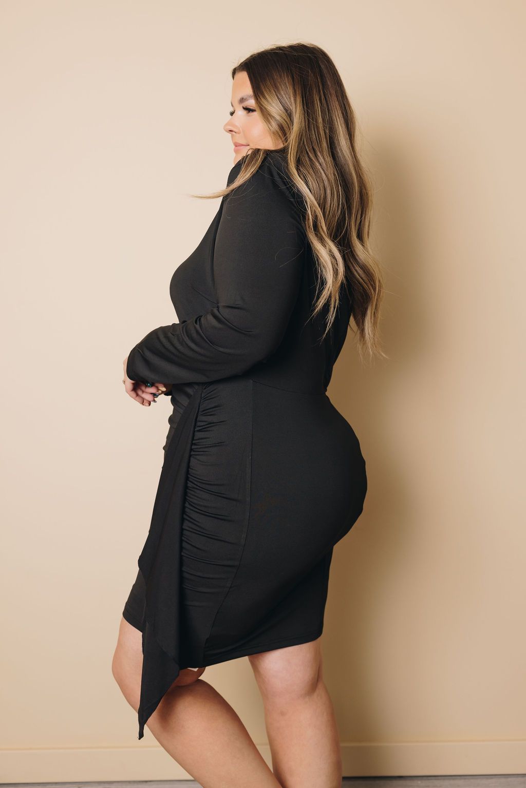 Plus Size - Isla Long Sleeve Dress
