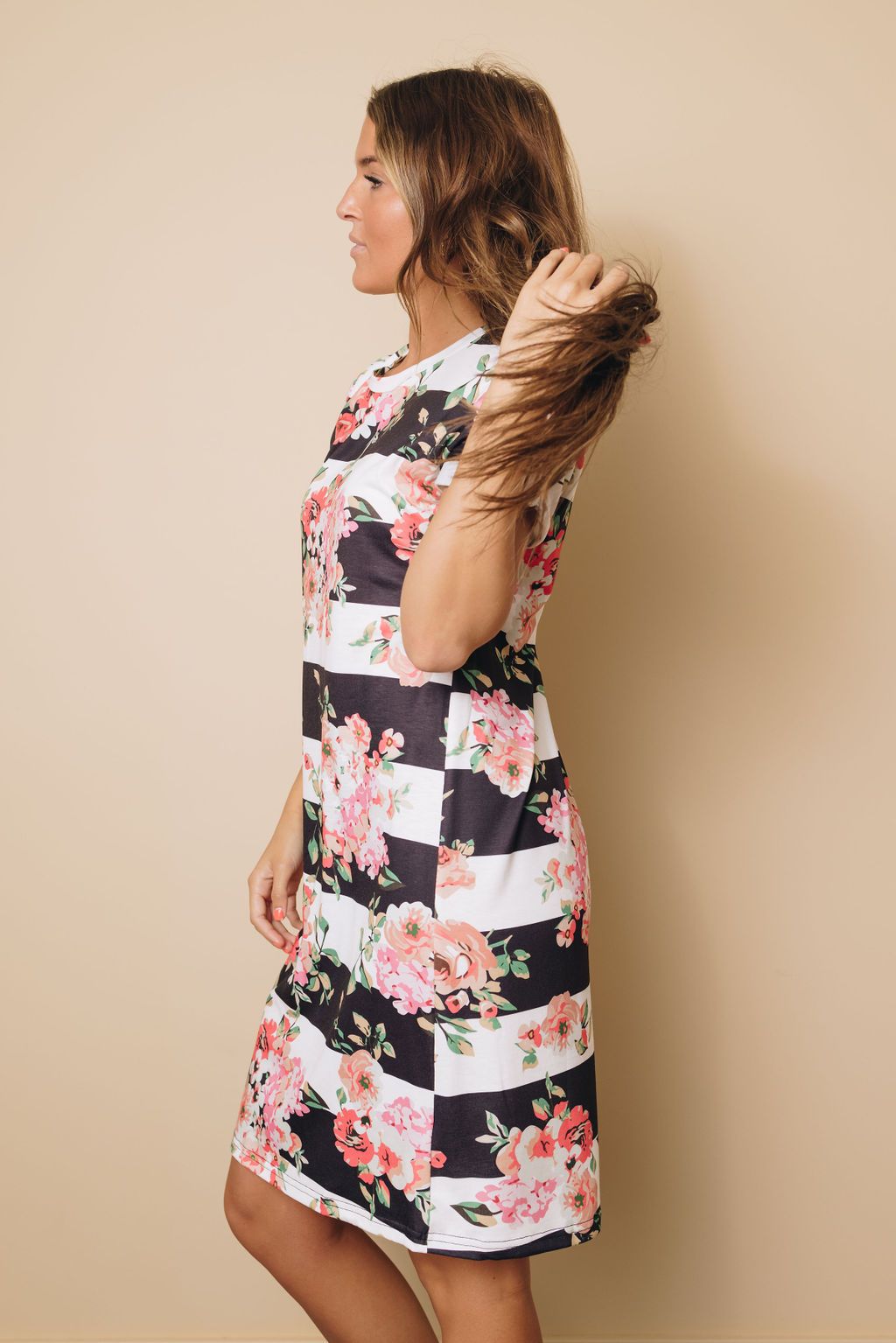 Kaylin Short Sleeved T-shirt Mini Dress