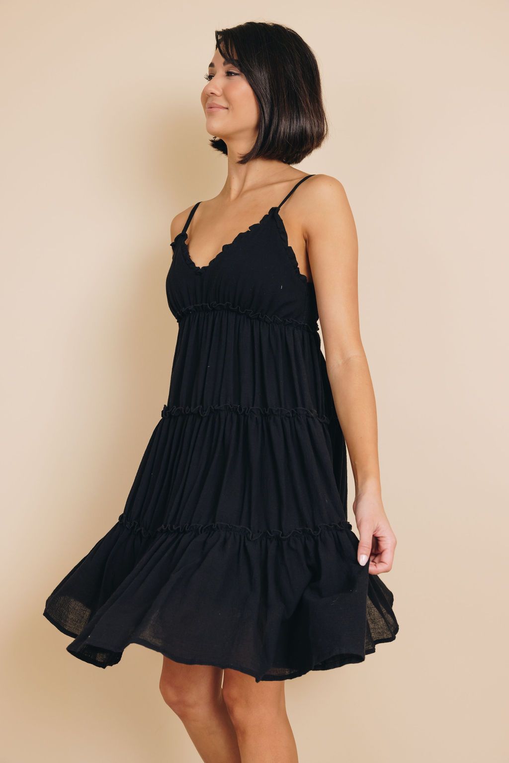 Shannon Ruffled Mini Dress