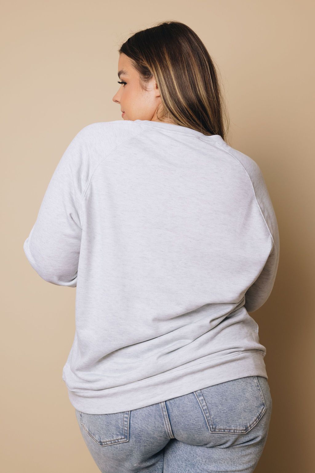Plus Size - Pumpkin Pullover Sweatshirt