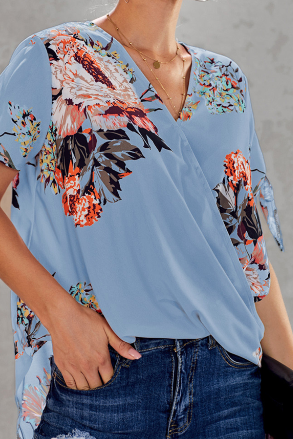 Stay With Me Tie Detail Top