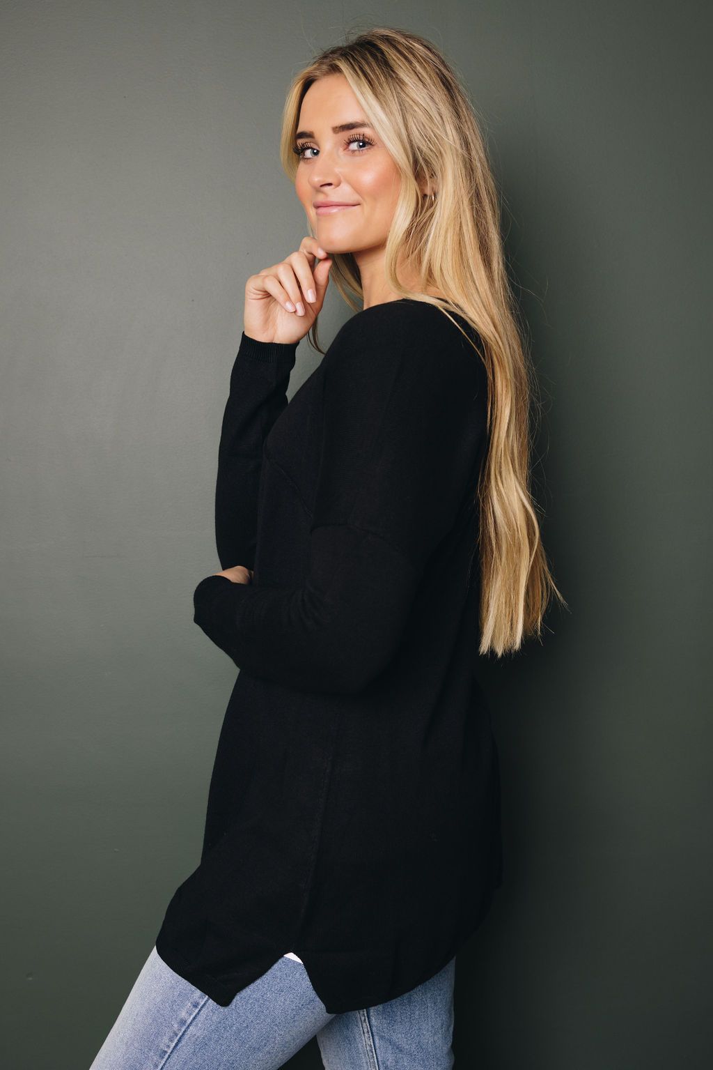 Flow My Way Soft V-Neck Sweater