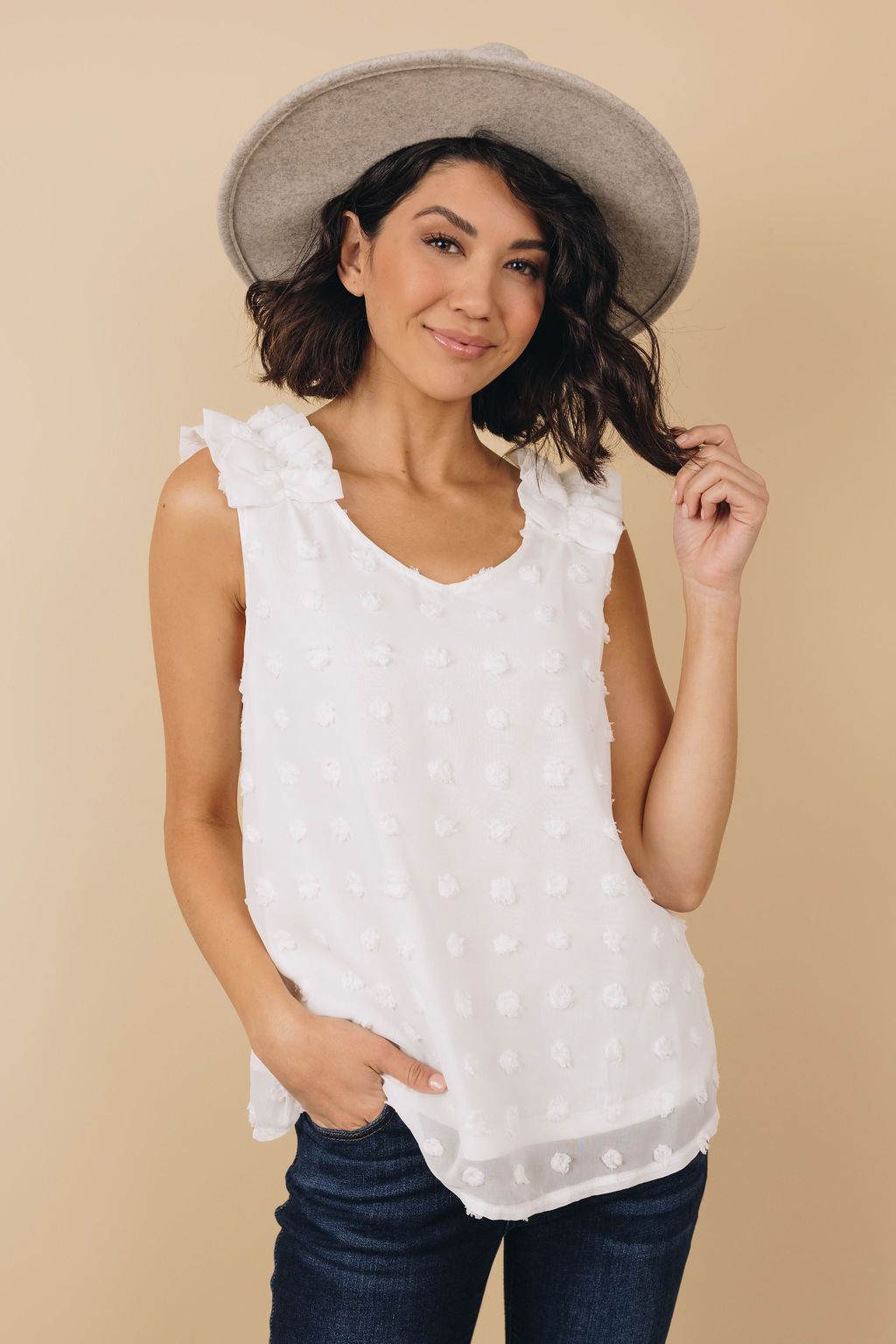 Lovisa Swiss Dot Top