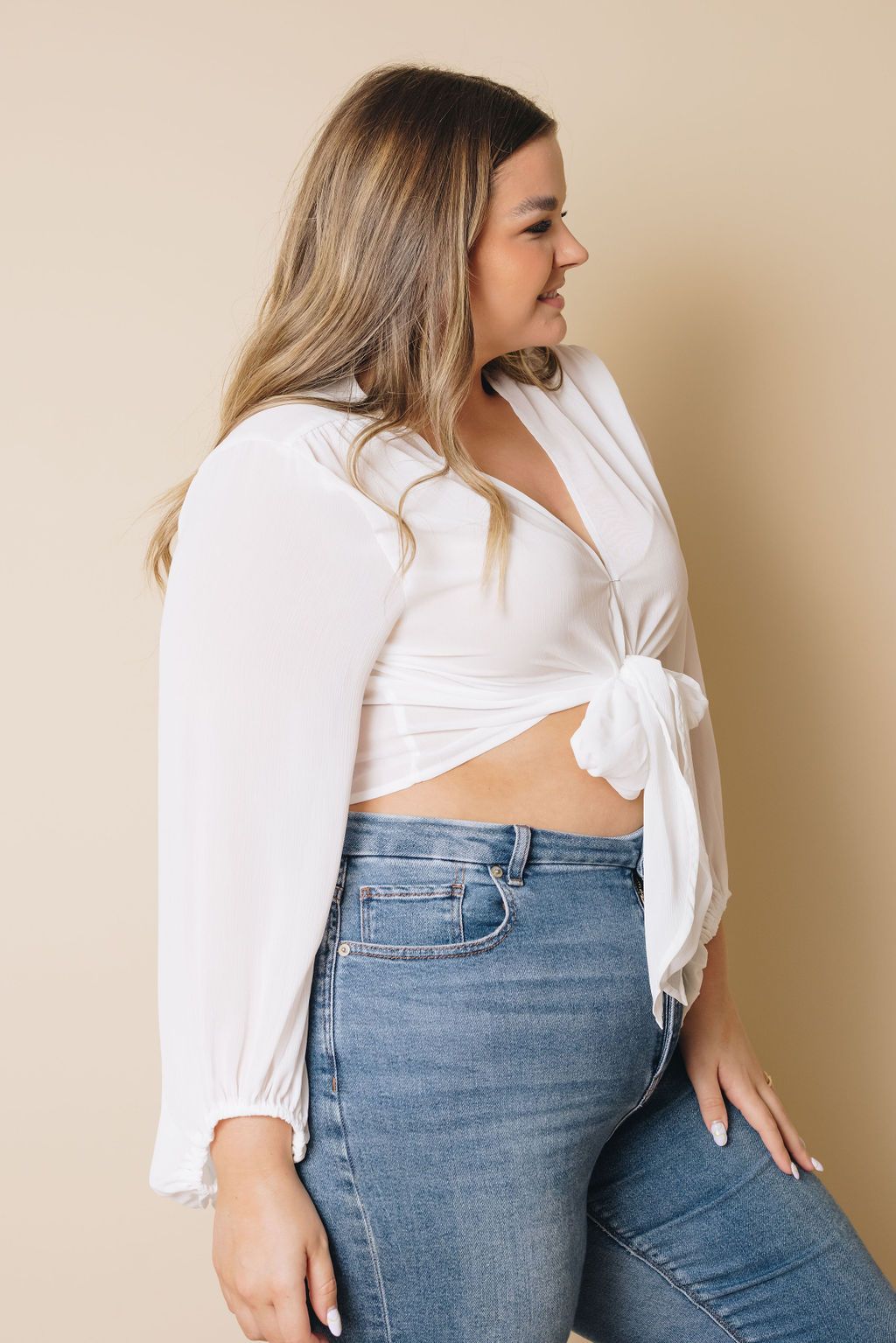 Plus Size - Gaines Wrap Top