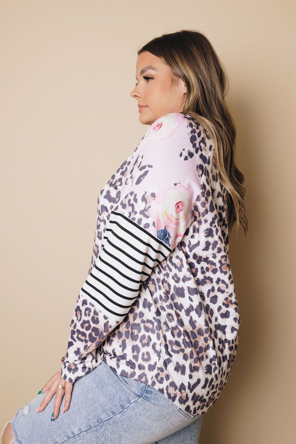 Plus Size - Missy Long Sleeve Top
