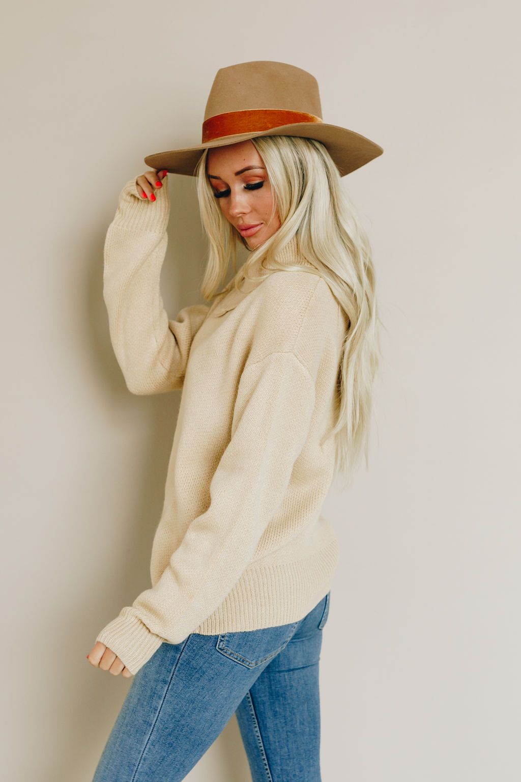 Day Dream Grey Button Sweater