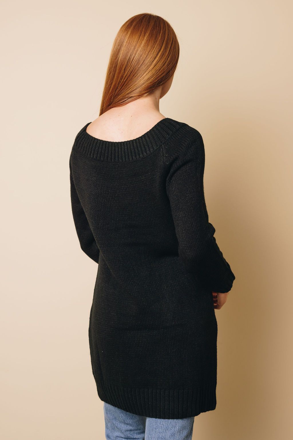 Goldy Off-shoulder Sweater Dress
