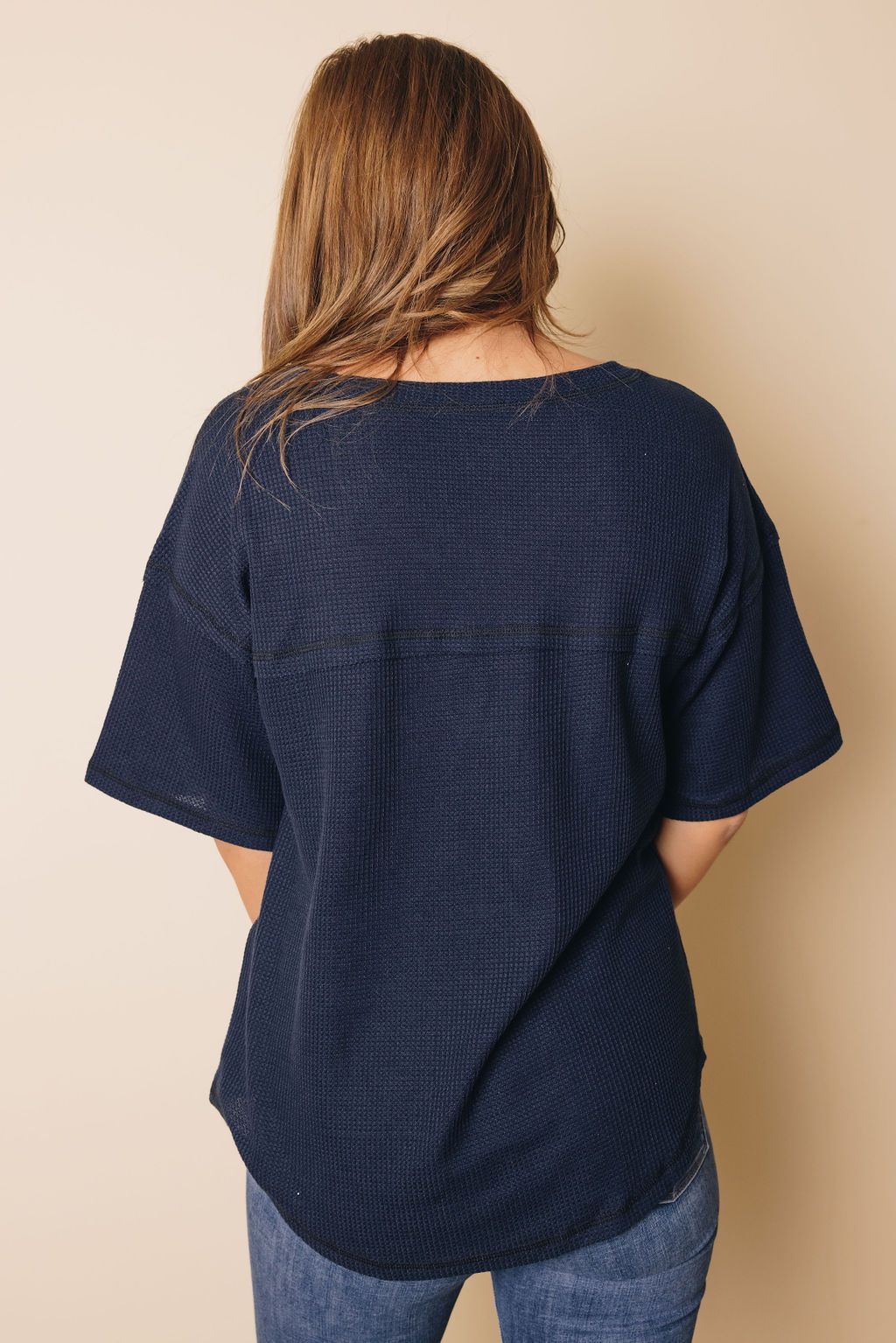 Workin' Myself Waffle Knit Tee