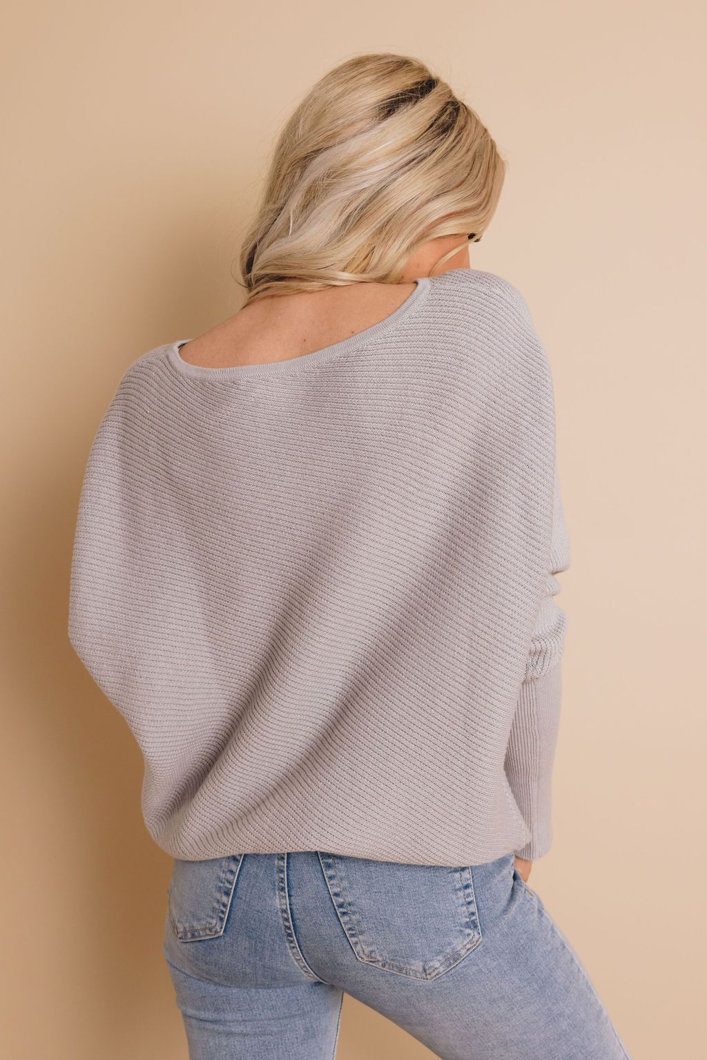 Brandy Slouched Shoulder Sweater