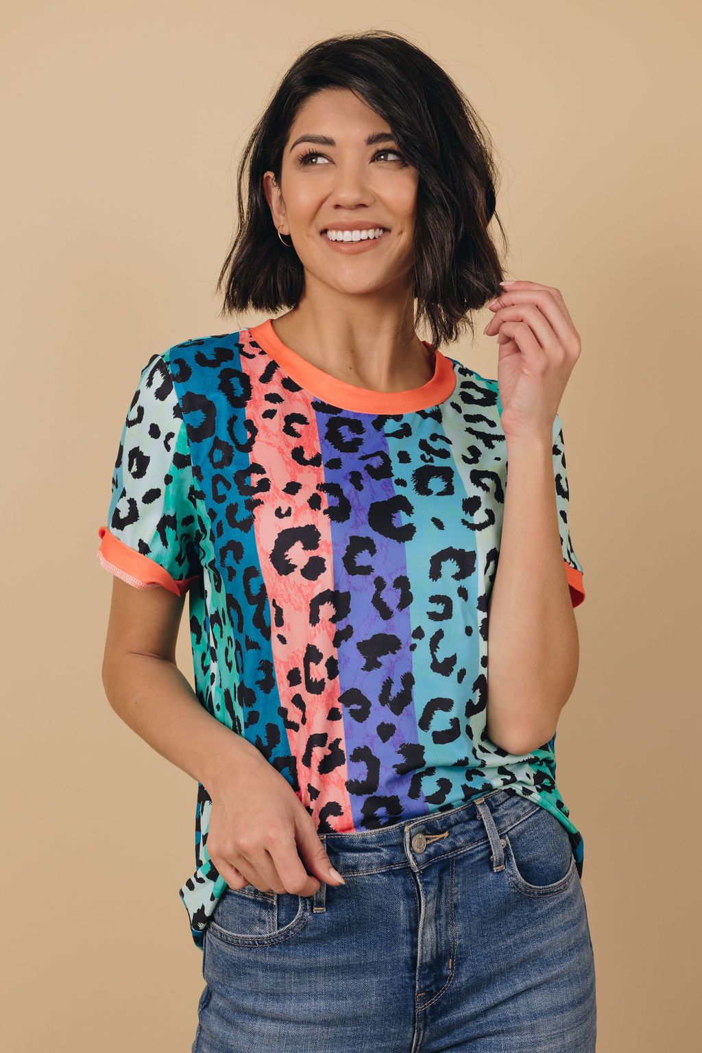 Intervals Leopard Top