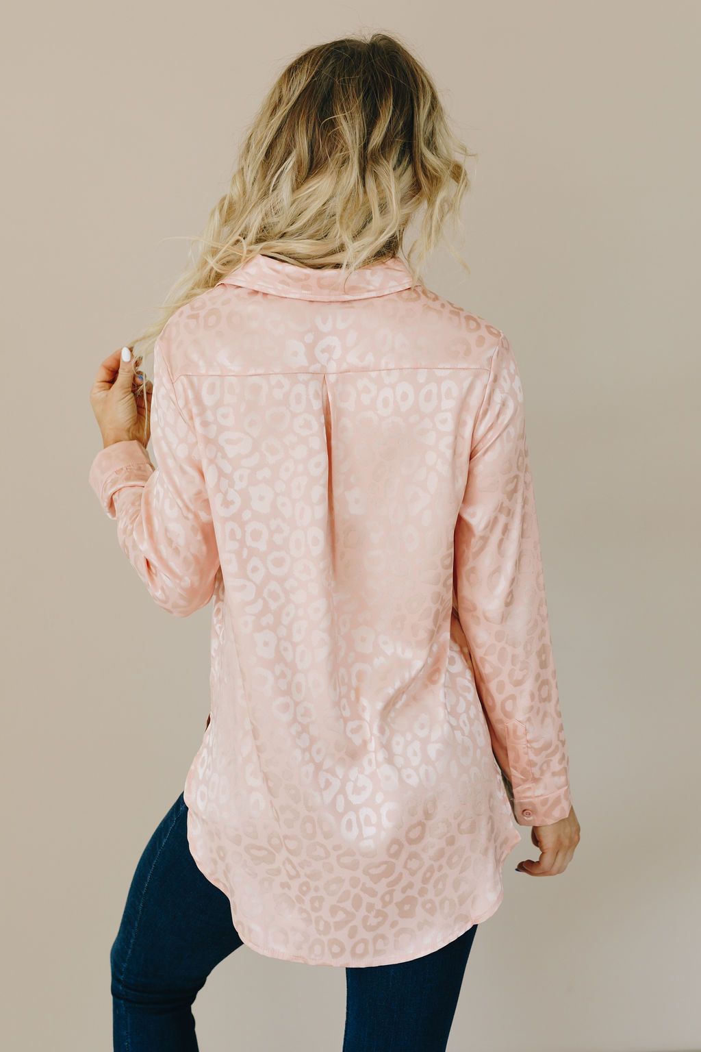 Tiger King Leopard Button Up Top