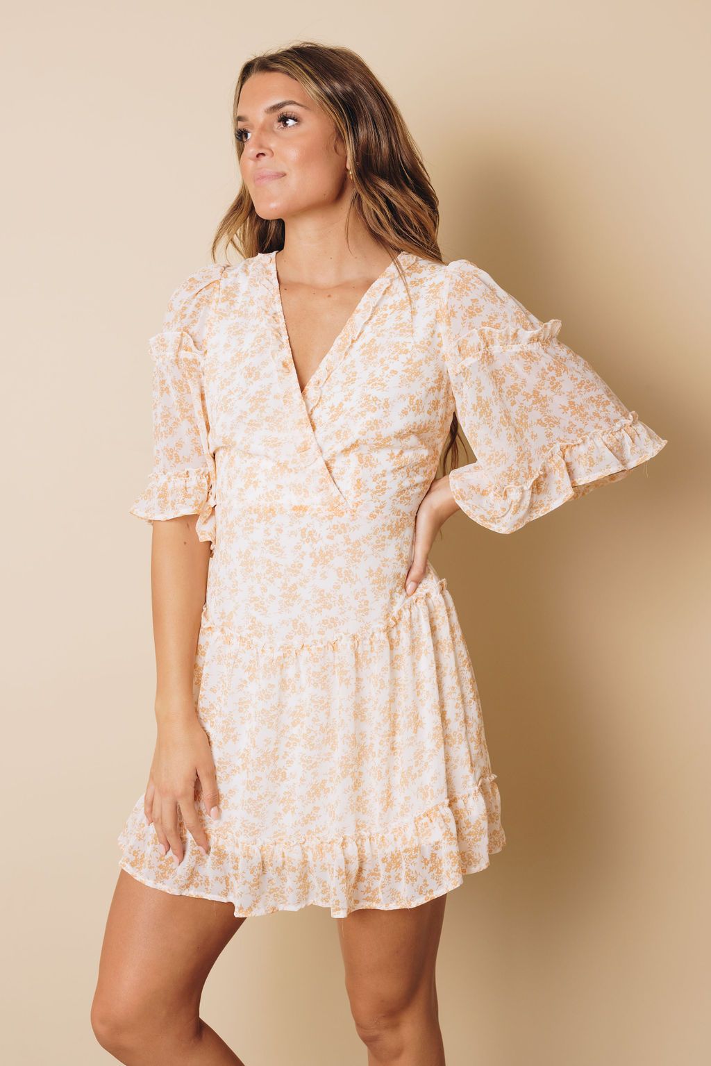 Dalia Floral Print Dress