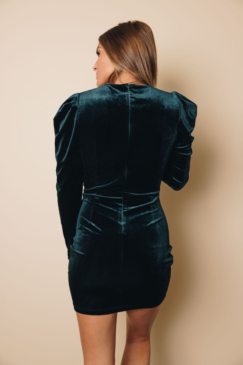 McKayla Velvet Mini Dress