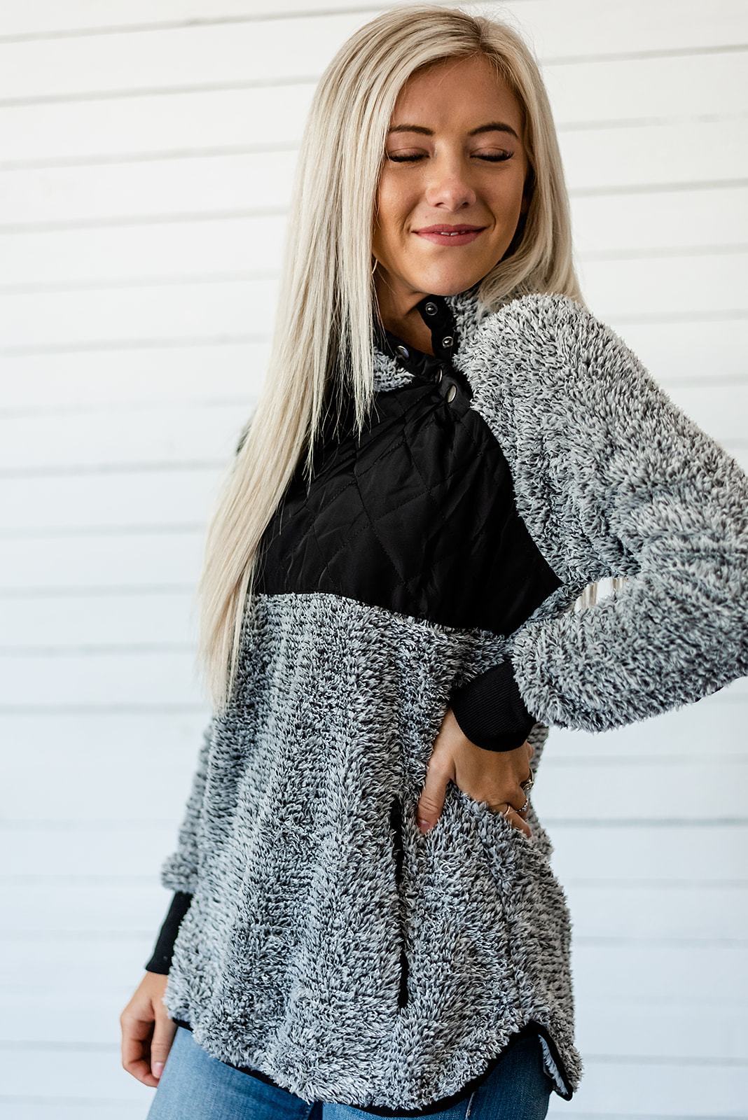 Coffee Break Fleece Sweater