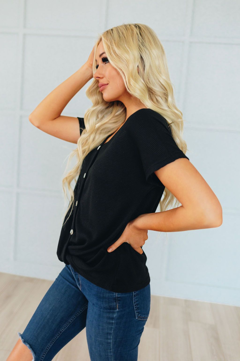 Come Together Button Down Top