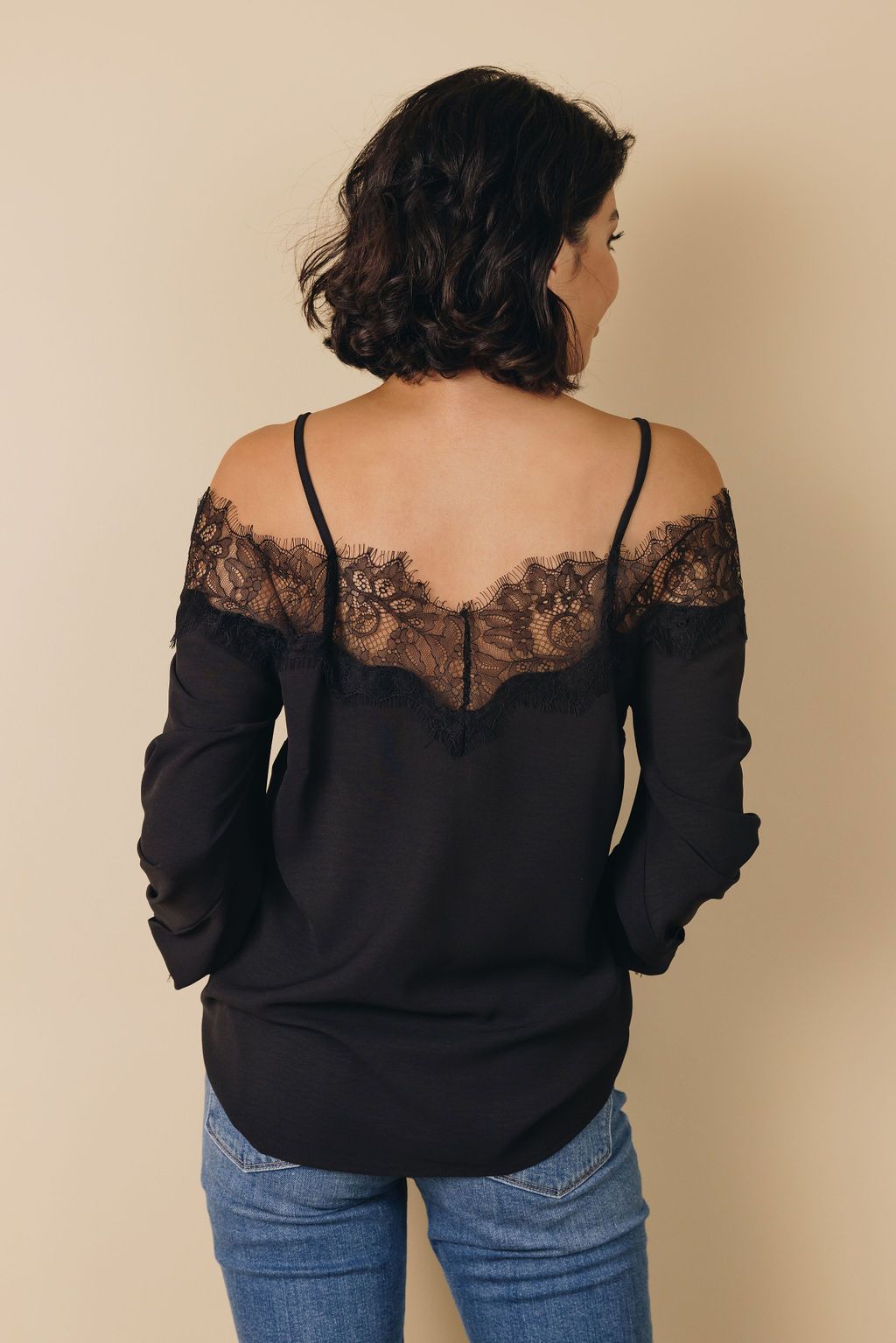 Work Of Art Cold Shoulder Blouse