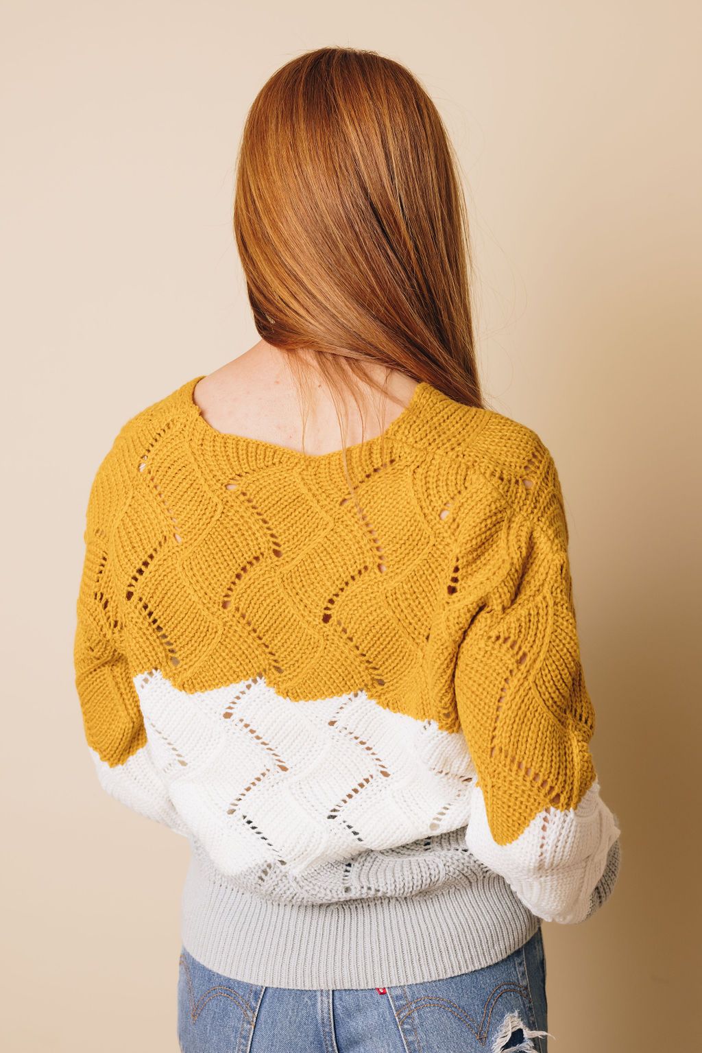 Roman Knitted Cut Out Sweater