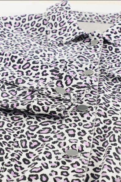 Leopard Print Casual Jacket