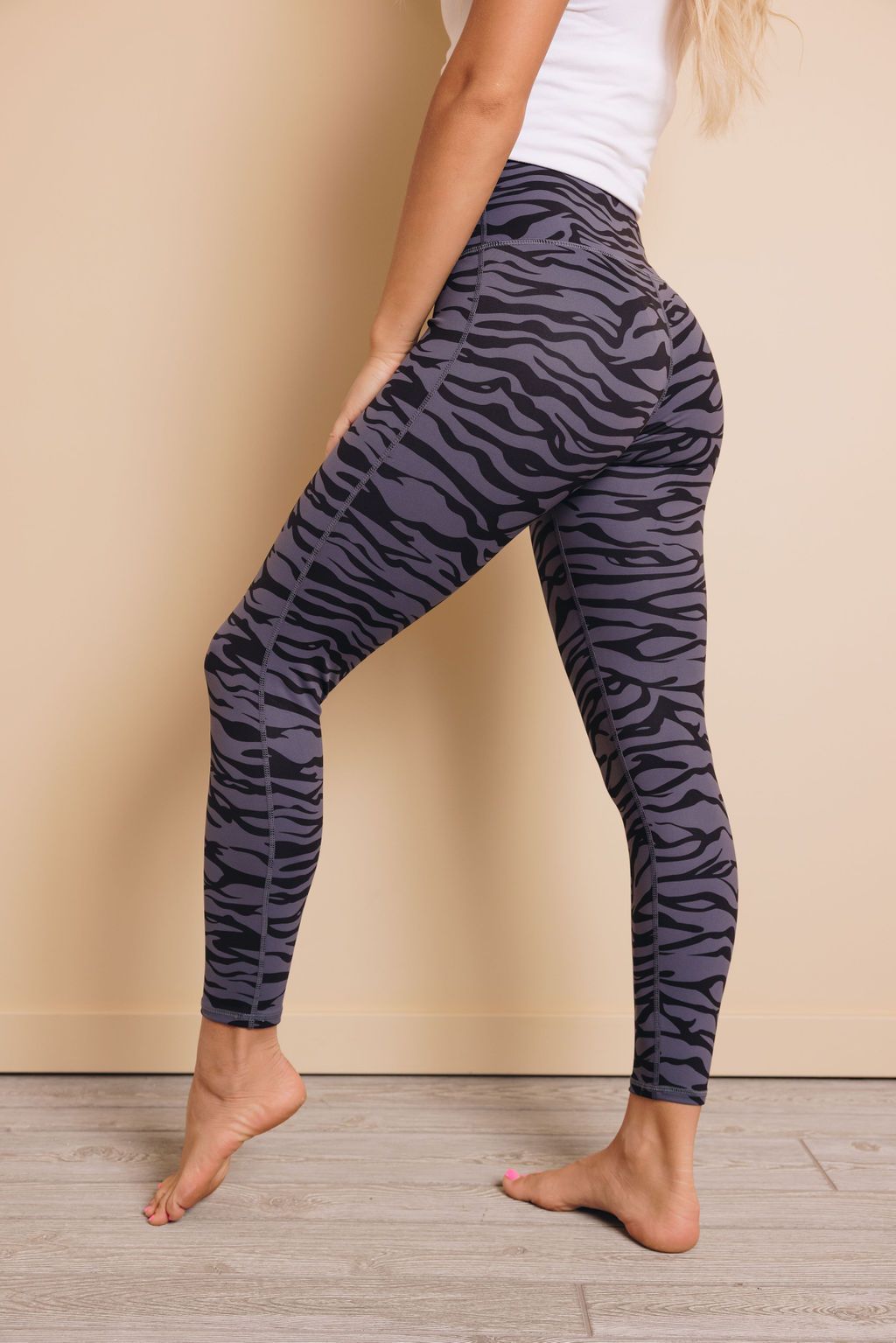 Africa Zebra Print Leggings