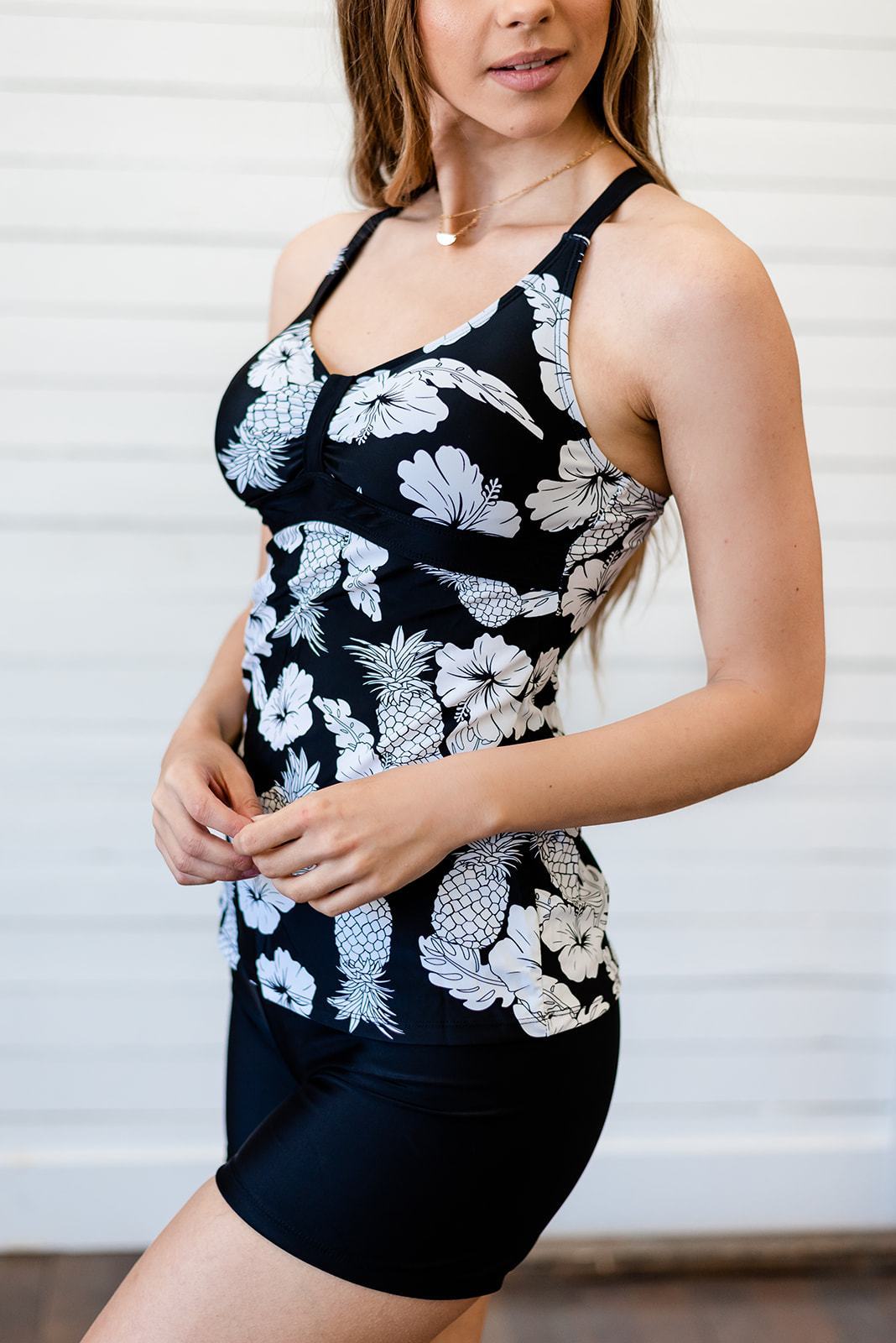 Tropical Print Tankini