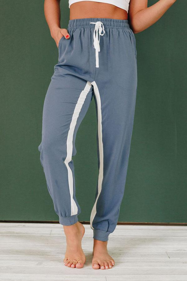 Jefferson Stripe Drawstring Joggers