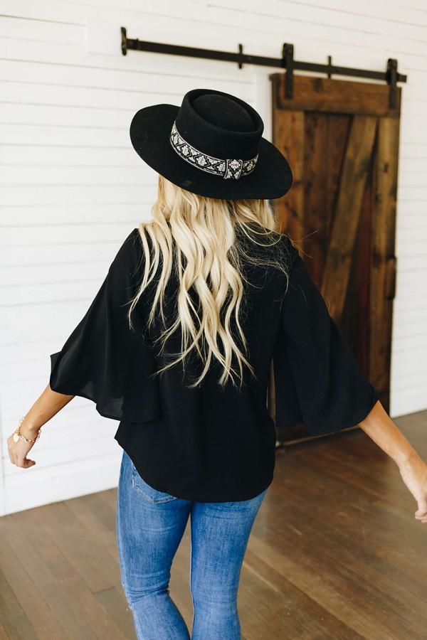 Forever Tonight Tie Detail Top