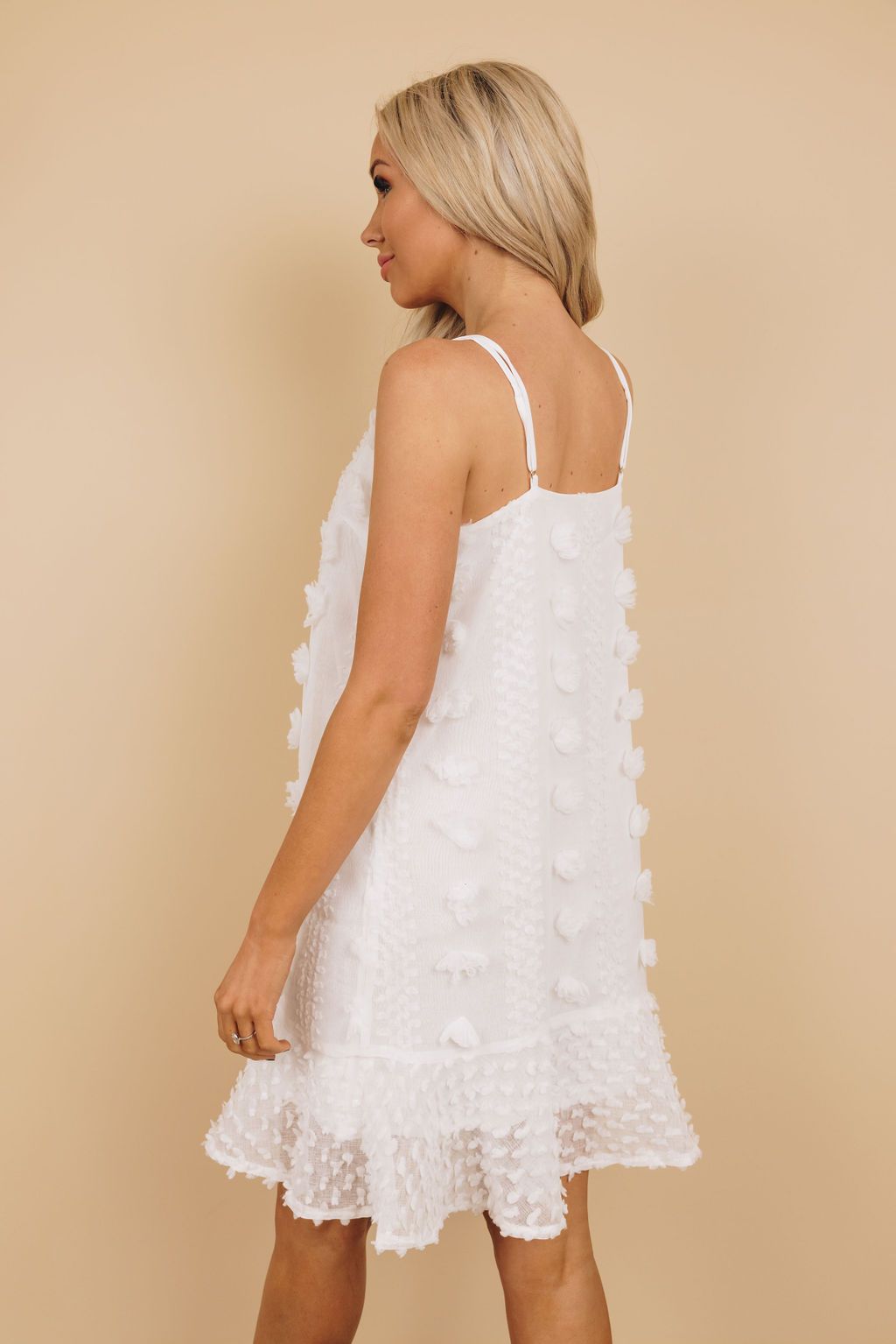 Yasmine Ruffle Mini Dress