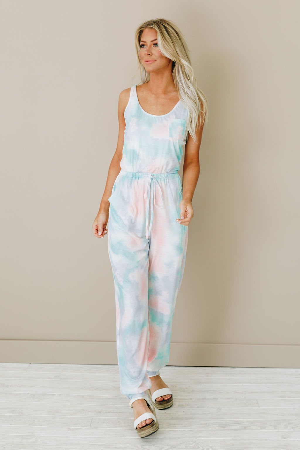Break Free Tie Dye Jumpsuit